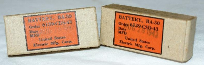 BA-50  Empty Battery Box's