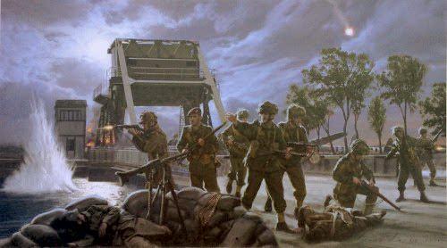 Pegasus  Bridge - Airbourne  Storm Print by Simon Smith