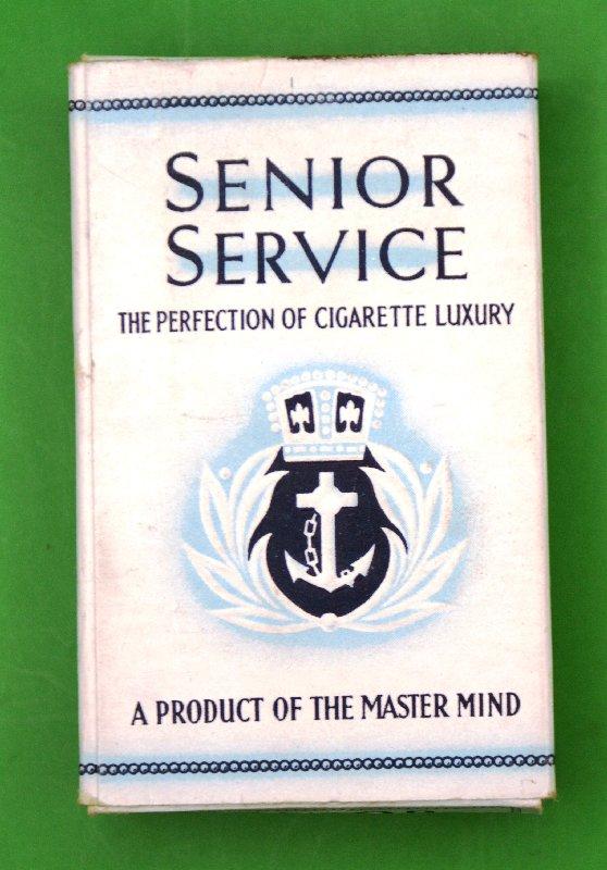 Senior Service  Cigarette Packet.