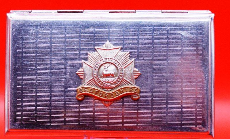 Bedfordshire Badged Large Cigarette Case.