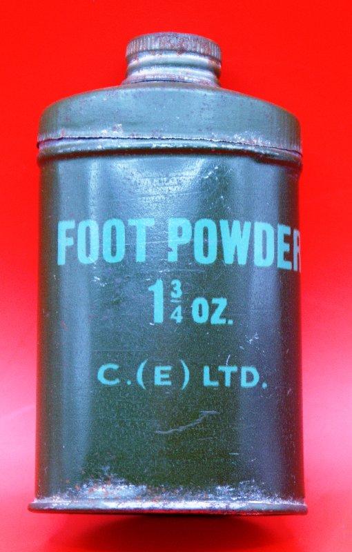 British Foot Powder 1 3/4 oz Tin.
