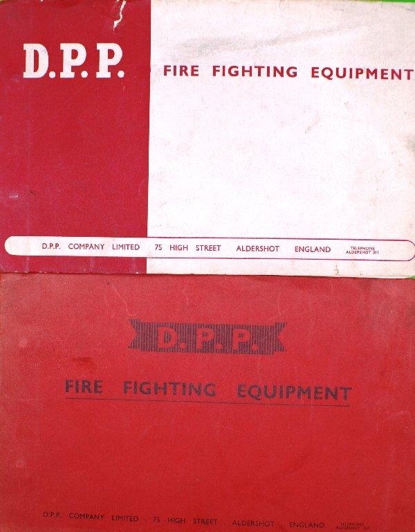 D.P.P. Fire Fighting Equipment Booklets.