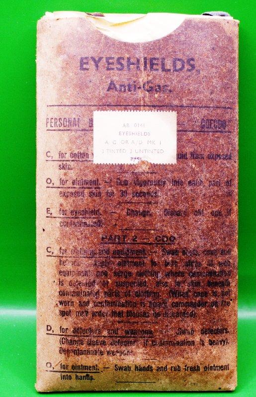 British Mk1 Anti Gas Eye Shields 