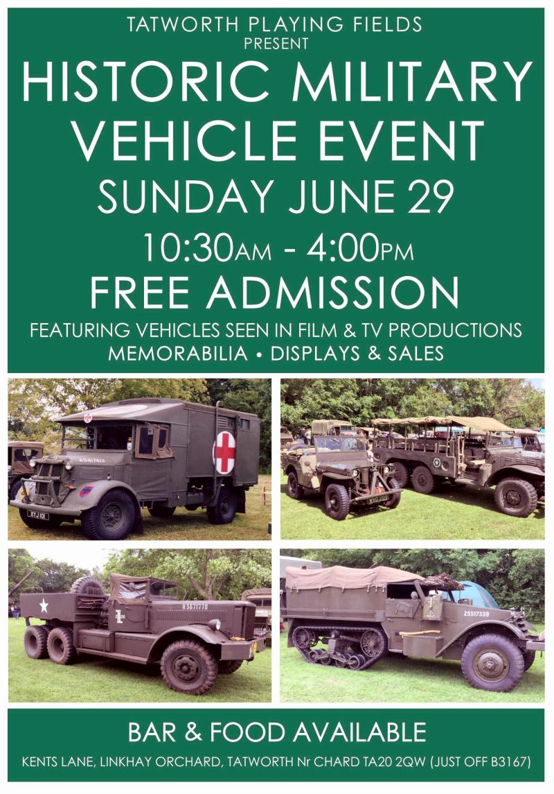 Military Vehicle Show 29th June 2025