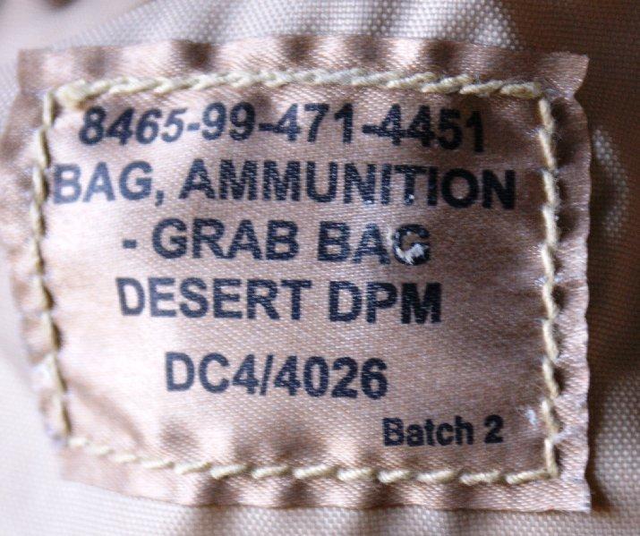 British Desert DPM Ammunition Grab Bag