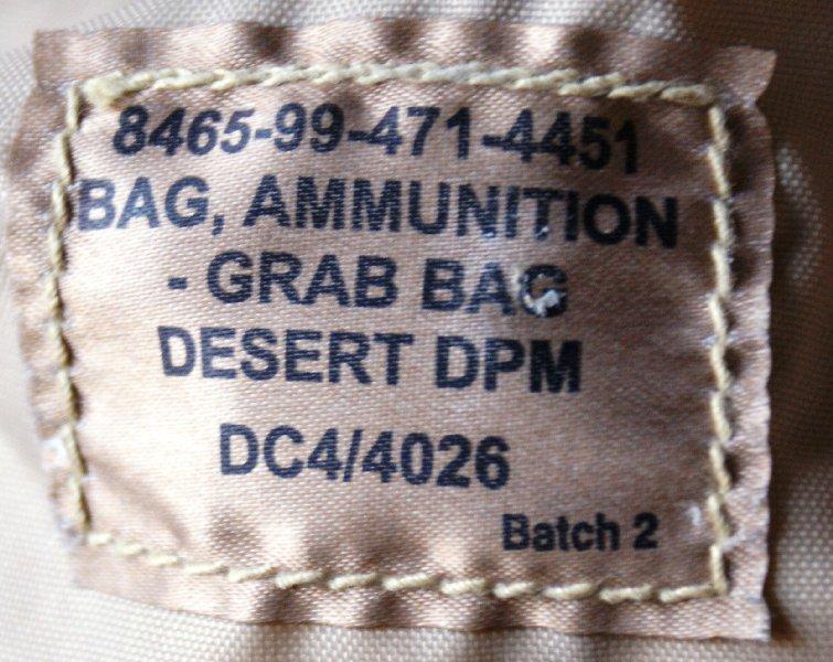 British Desert DPM Ammunition Grab Bag