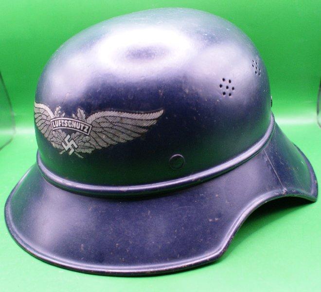 German Luftschutz Civil Defence Helmet