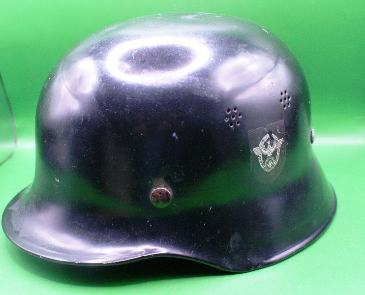 German M34 Fire Police Helmet (Feuerschutzpolizei M34 Stahlhelm)