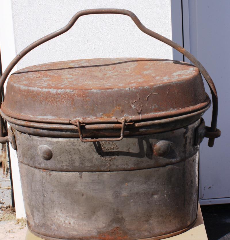 British WWII Dixie Cooking Pot.