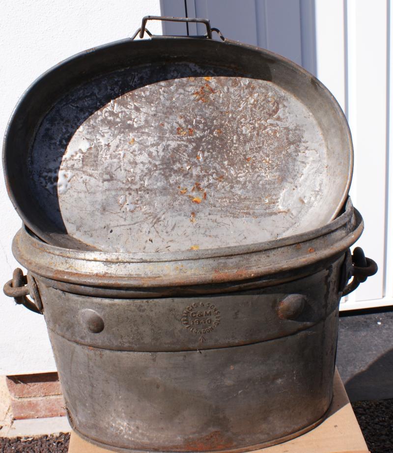 British WWII Dixie Cooking Pot.