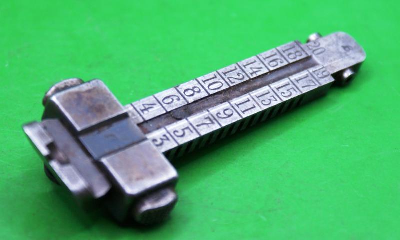 Argentine Mauser M1909 Rear Sight.